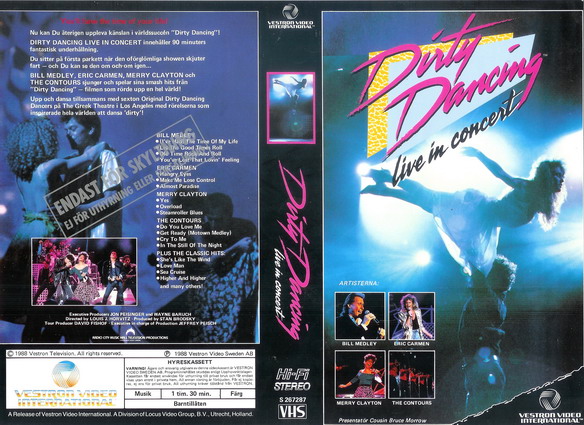 DIRTY DANCING -LIVE I CONCERT (VHS)